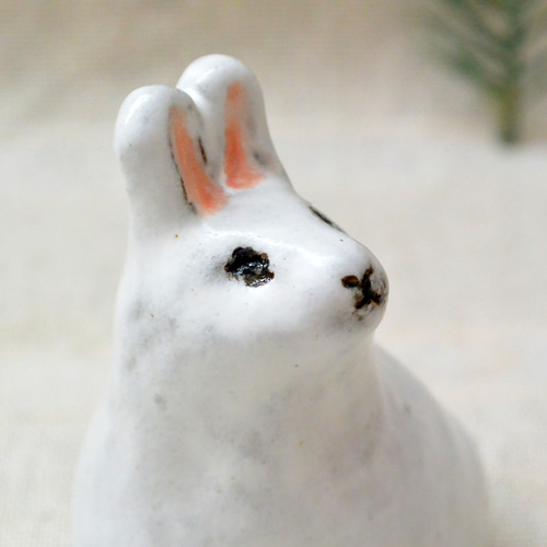 陶器手作りうさぎ 手びねり陶芸】うさぎの置物を作る（2023年干支 卯の置物の