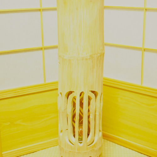 全面彫 竹あかり・竹灯り・竹灯籠・竹灯篭・竹ランプ ～～ ☆光影  