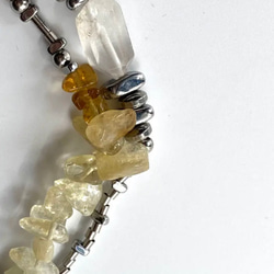 ビーズネックレス　天然石ネックレス　天然石ブレスレット　水晶ブレスレット　水晶ネックレス 8枚目の画像