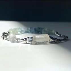 レディース　天然石水晶ブレスレット　天然石ブレスレット 4枚目の画像