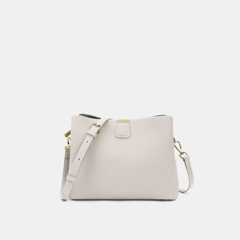 牛革新型ハンドバッグ大容量シンプルショルダーバッグカジュアルソフトレザークロスボディバッグ