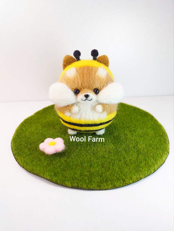 柴犬はっち　～Wool Farm～　羊毛フェルト 1枚目の画像