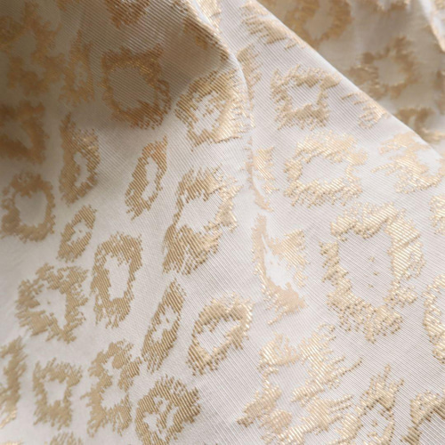 ジャガード織り生地 レオパード ヒョウ柄 生地 Grace's Fabric