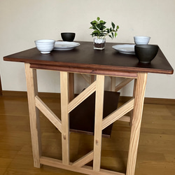 Wind 03 dining table for 2 people   木製ダイニングテーブル　2人用　 10枚目の画像
