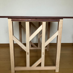 Wind 03 dining table for 2 people   木製ダイニングテーブル　2人用　 3枚目の画像