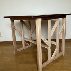 Wind 03 dining table for 2 people   木製ダイニングテーブル　2人用　 2枚目の画像