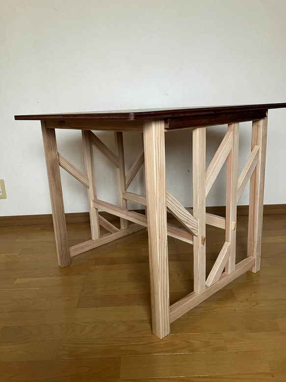 Wind 03 dining table for 2 people   木製ダイニングテーブル　2人用　 2枚目の画像