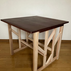 Wind 03 dining table for 2 people   木製ダイニングテーブル　2人用　 4枚目の画像