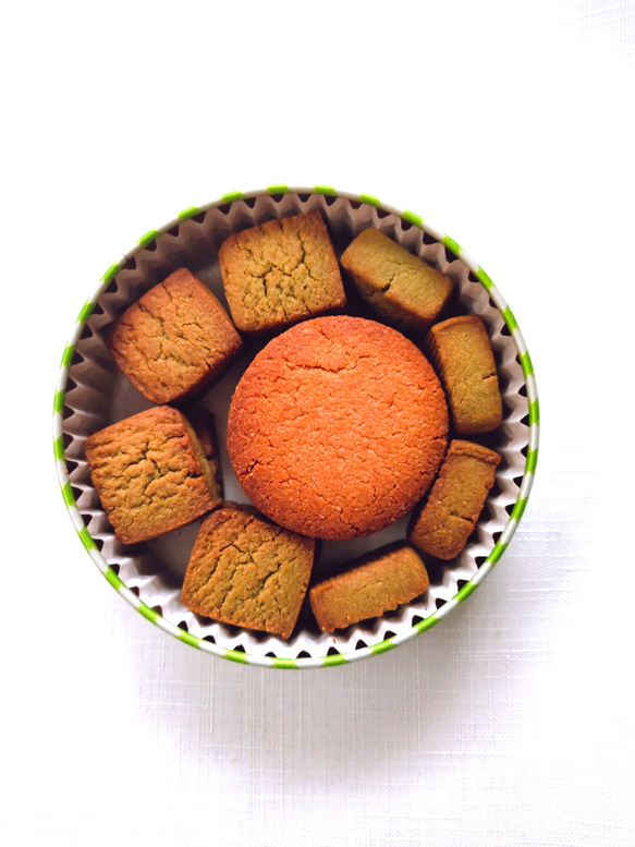 低糖質＆グルテンフリー発酵バタークッキー缶【抹茶＆バターミルク】お菓子のミカタ 6枚目の画像