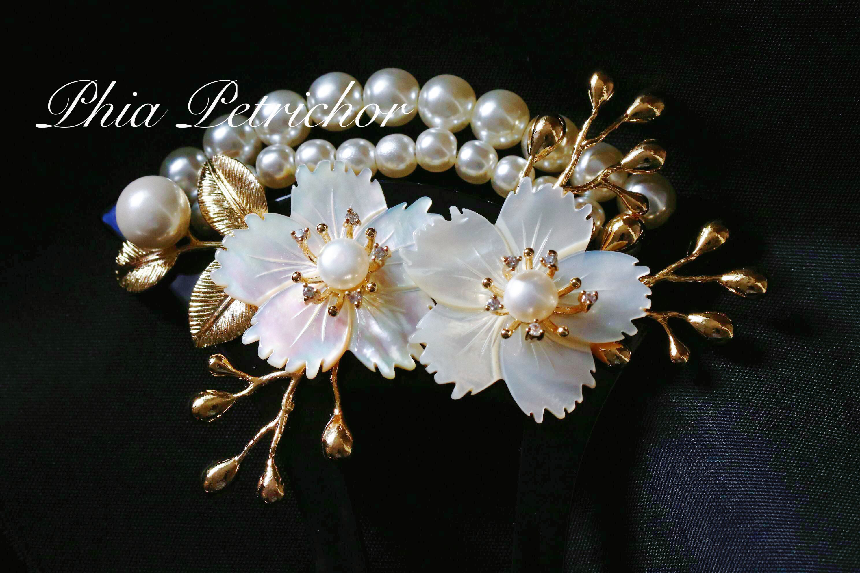 簪 和 K24GP 桜 かんざし バチ型 パール 簪 着物 髪飾り 留袖 着物 成人式 結婚式 卒業式