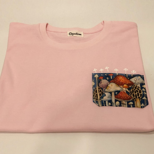 hina.t ピンク コットン Tシャツ ポケット付き ポケット付きビッグTシャツ(男女兼用サイズ)【SS～3L】 | 激安靴