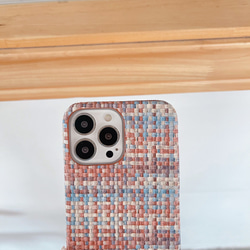 エスニック　織物風　iPhoneケース　8色 15枚目の画像