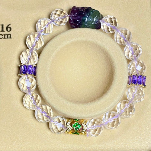 フローライト九尾女神ブレスレット ブレスレット 癒し処つきみや 通販