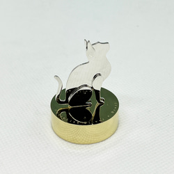 Rivet Cat PaperWeight Silver and Brass (Order  Production) 6枚目の画像