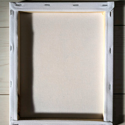 キャンバスアート　原画　「灰色の猫」 7枚目の画像