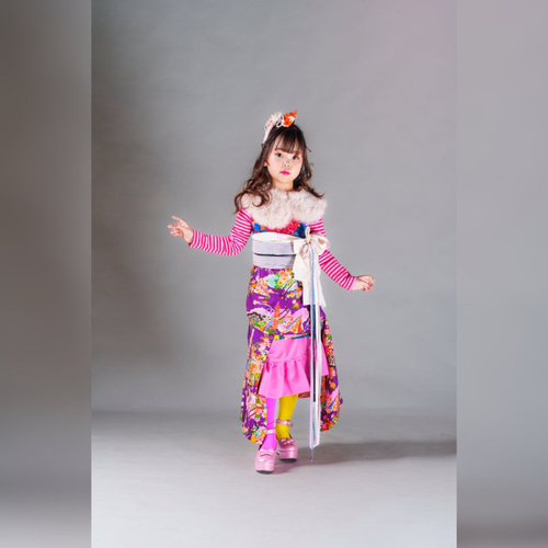 七五三やハーフ成人式にも】髪飾り 小学生 リボン レトロ 大正ロマン