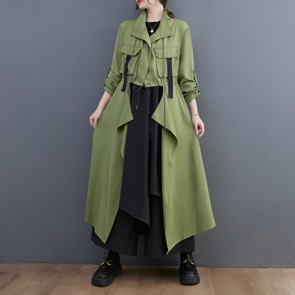 ◆《春夏》 ファッション ミドル丈のジャケット コート　ゆったり 2枚目の画像