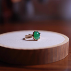 k18   翡翠　リング　10号　指輪　レディース　アクセサリー a04 受注制作 k18金 ゴールド ミャンマー産 天然 マーキス 本翡翠