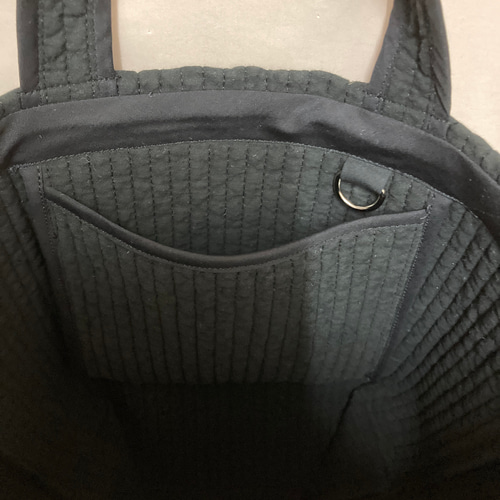 ヌビバッグ イブルトート 内側ポケット•Dカン付き シンプル手提げ(4色