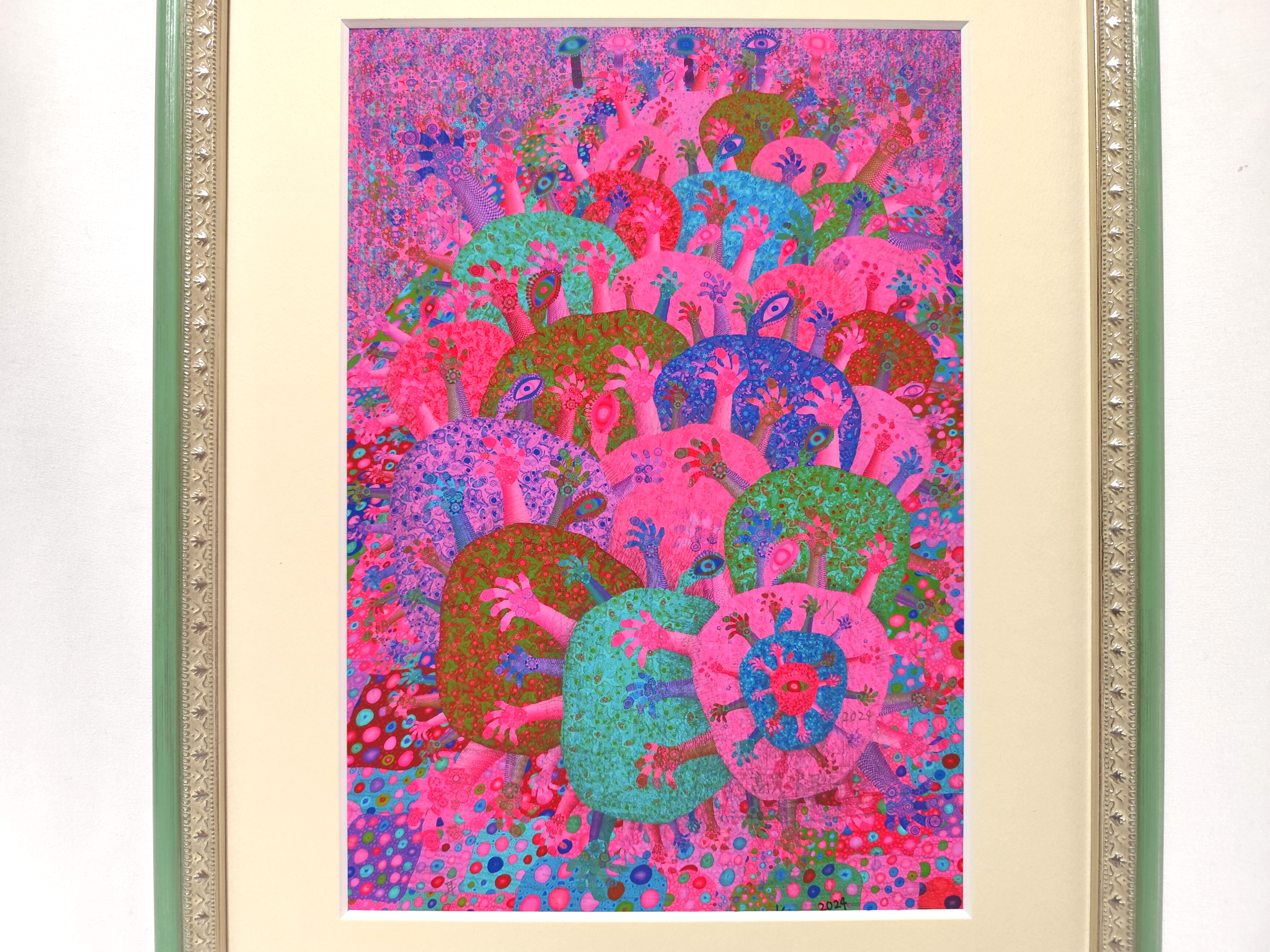 生命の契約　高見沢耳のジクレー版画作品　一点物の版画作品です‼️(A4サイズ) 生命の契約 りんごをモチーフにした作品です。 一点物の版画作品です