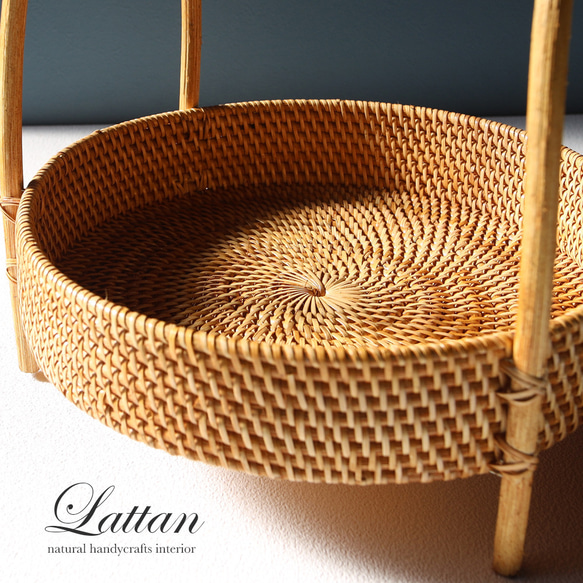 【当日出荷】ラタントレイ 取っ手付きトレー♪(フルーツバスケット、フルーツ皿、おしゃれ、丸型)Ｒ１９ 人気・おすすめ｜売れ筋商品・話題商品におすすめ コスパ重視 安心配送 コスパ重視