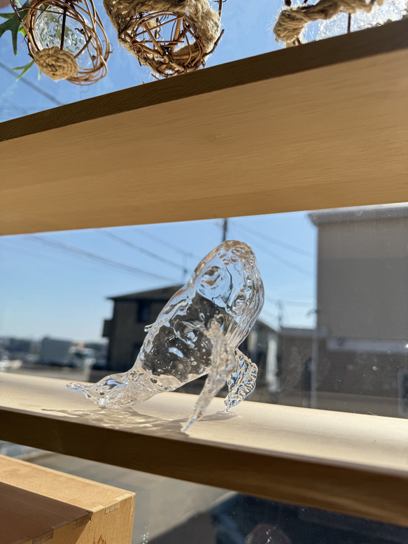 ガラスの中空クジラ 立体・オブジェ Atelier Tunoda 通販