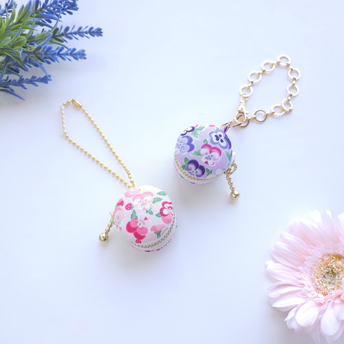 受注生産】10種類から選べるマカロンポーチ 小銭入れ・コインケース