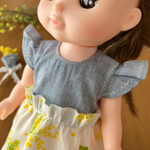 ミモザ春色セット＊ドール服 ソランちゃん ソランちゃん服 レミン