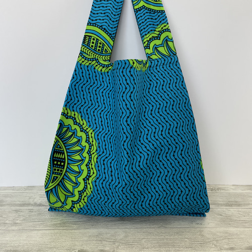 アフリカ布 普段使いできるエコバッグ アフリカンバッグ エコ