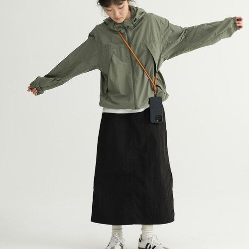 一度着用のみ完売品【RHC】ロンハーマン ナイロンストレッチ イージースカート 一度着用のみ完売品【RHC】ロンハーマン ナイロンストレッチ