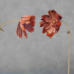 LEATHER-FLOWER×真鍮「マーガレット」ギフト BOX 1枚目の画像