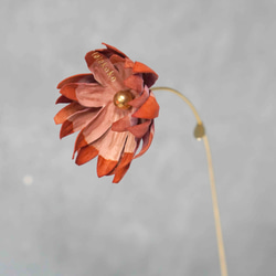 LEATHER-FLOWER×真鍮「マーガレット」ギフト BOX 2枚目の画像