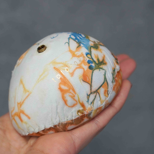 LEATHER-STONE【ZEN】革巻き石フラワースタンド&ペーパーウェイト