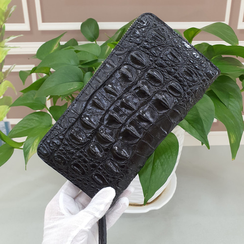 手作り クロコダイル レザー ワニ革 本革 長財布 財布 ワニ革 ビジネス  