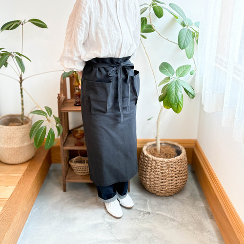Amazon｜エプロン 2枚セット カフェエプロン サロン ソムリエ