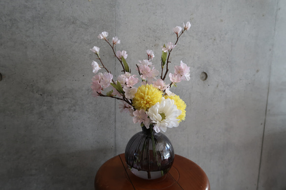 ～母の日ギフトに～【お手入れ不要・まるで本物】桜❁インテリアフラワー❁アーティフィシャルフラワー 4枚目の画像