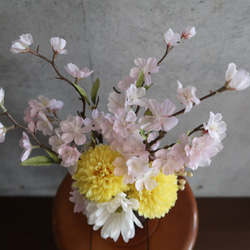 ～母の日ギフトに～【お手入れ不要・まるで本物】桜❁インテリアフラワー❁アーティフィシャルフラワー 11枚目の画像