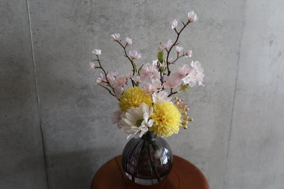 ～母の日ギフトに～【お手入れ不要・まるで本物】桜❁インテリアフラワー❁アーティフィシャルフラワー 1枚目の画像