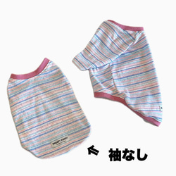 ランニング(P&B HORIZONTAL STRIPES) 3枚目の画像