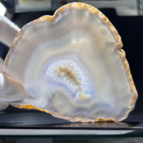 A-20 天然石 アゲート（瑪瑙）プレート スライス ナチュラル 天然無