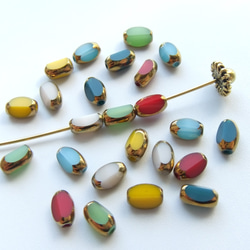 アンティーク サフィレットのルース ドロップ型 12mm強×16mm ビーズ