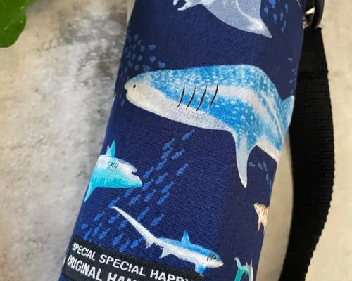 絶海シャーク＊鮫サメ海＊水筒カバー保冷ペットボトルカバーサーモス