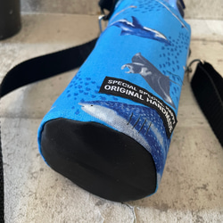 絶海シャーク＊鮫サメ海＊水筒カバー保冷ペットボトルカバーサーモスハンドメイドスケーター 4枚目の画像