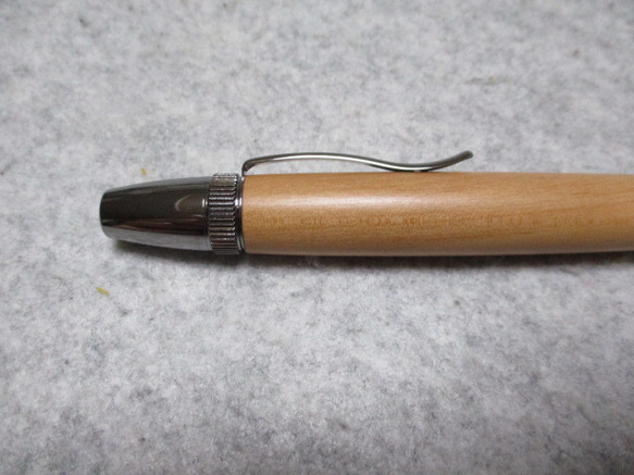 枇杷（ビワ）　椿油仕上げ　回転式ロングパトリオットボールペン　　　 9枚目の画像