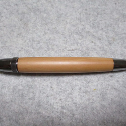 枇杷（ビワ）　椿油仕上げ　回転式ロングパトリオットボールペン　　　 3枚目の画像