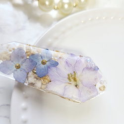 春色 バレッタ ★ ドライフラワー レジン ヘアクリップ ヘアピン 春色 バレッタ ☆ ドライフラワー レジン ヘアクリップ ヘアピン