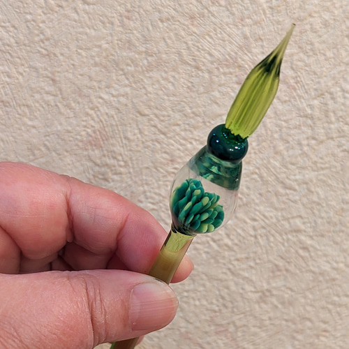 Kawanishi Glass ガラスペン 木製ケース付き HERBIN エルバン ガラスペン つむぎ＆ミニインクセット