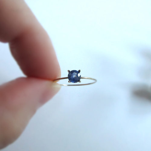 cheese★スリランカ産ブルーサファイア★リングオーダー cheese様専用☆スリランカ産ブルーサファイア☆リングオーダー