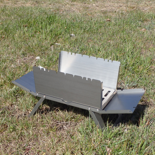 A4サイズにコンパクト収納 組み立て簡単 ステンレス製折りたたみ式