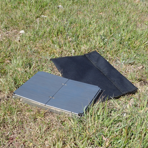 A4サイズにコンパクト収納 組み立て簡単 ステンレス製折りたたみ式